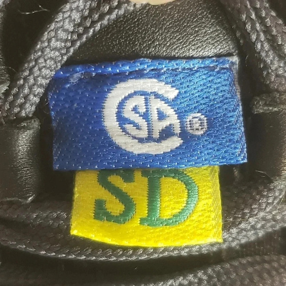 Terra Womans Black Steel Toe  Work Shoes.Size 8. - Picture 4 of 9